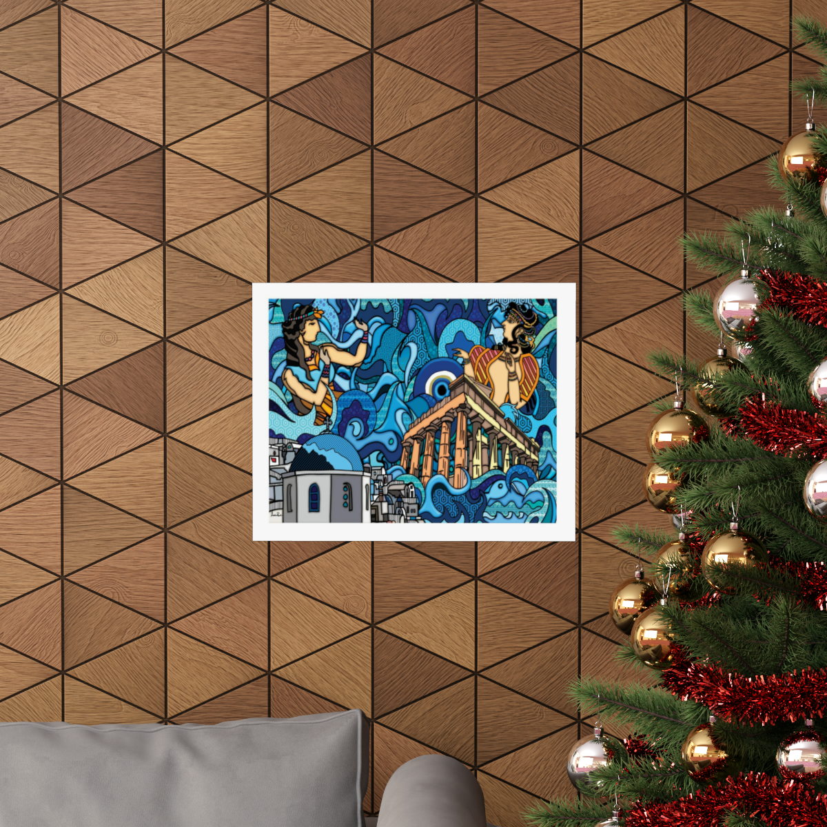 Hellenic Blues - Matte Art Prints - Image 4