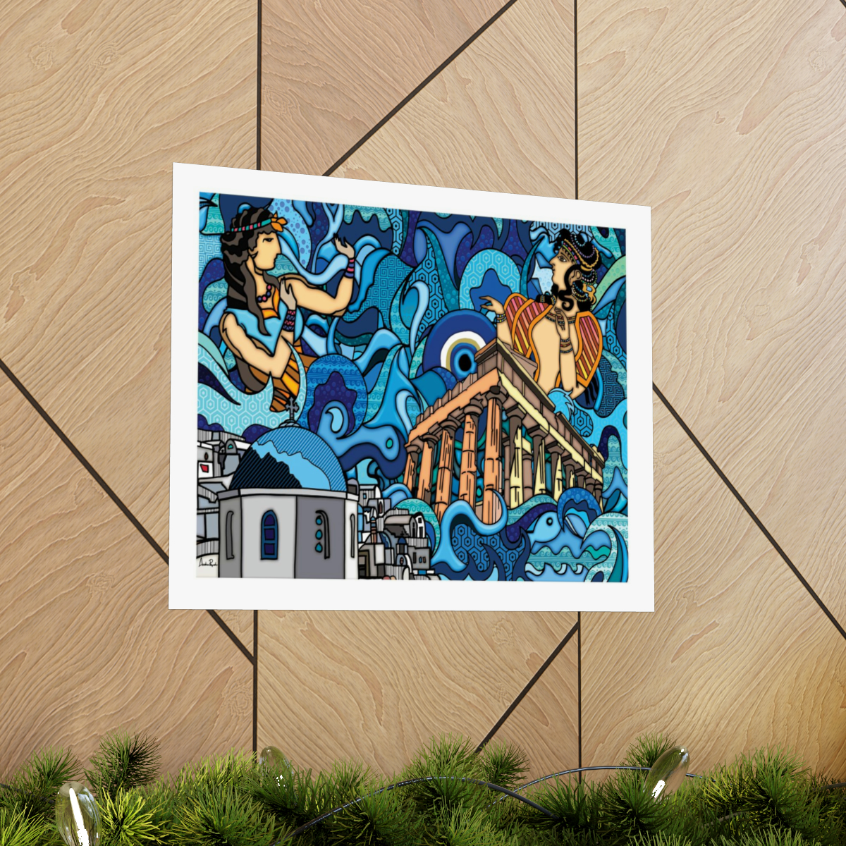 Hellenic Blues - Matte Art Prints - Image 5