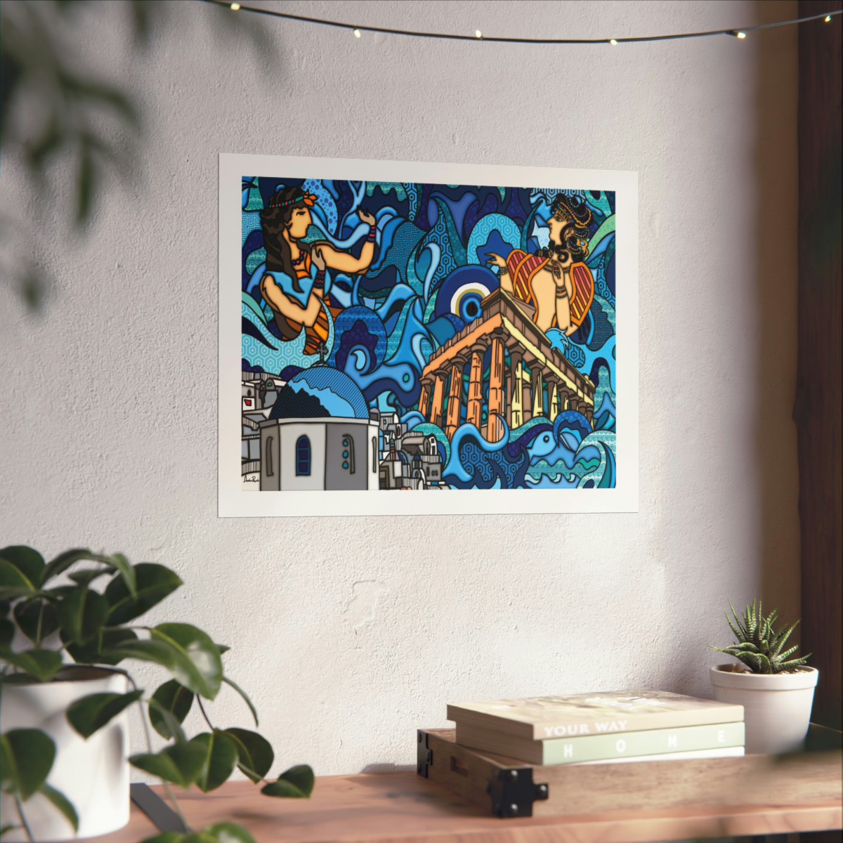 Hellenic Blues - Matte Art Prints - Image 6