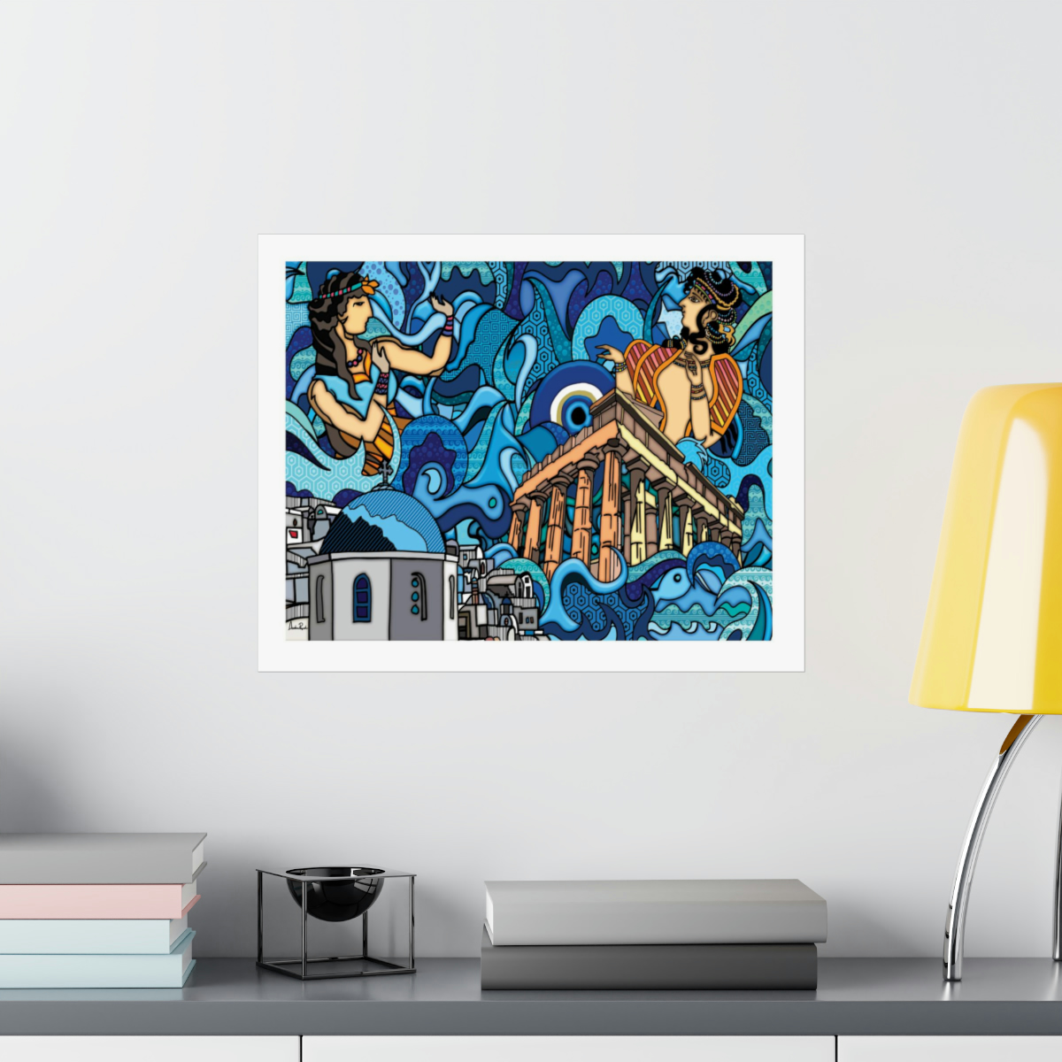 Hellenic Blues - Matte Art Prints - Image 8