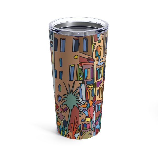 Slanted City - Tumbler 20oz - Image 2