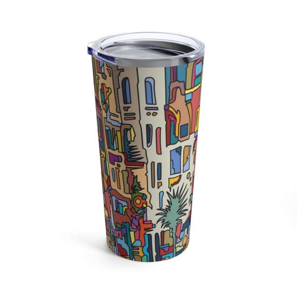 Slanted City - Tumbler 20oz - Image 3