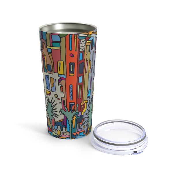 Slanted City - Tumbler 20oz - Image 5