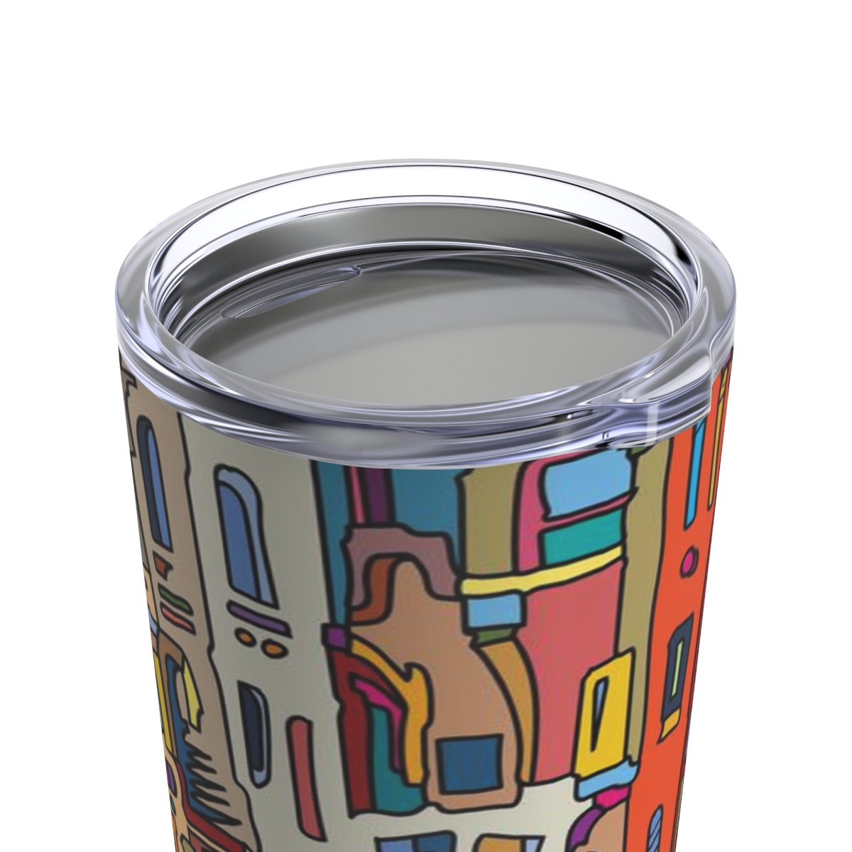 Slanted City - Tumbler 20oz - Image 6