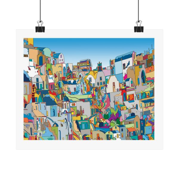 Santorini Skyline - Matte Art Prints - Image 9
