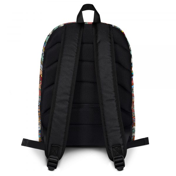 "Slanted" Original Art Backpack - Image 3