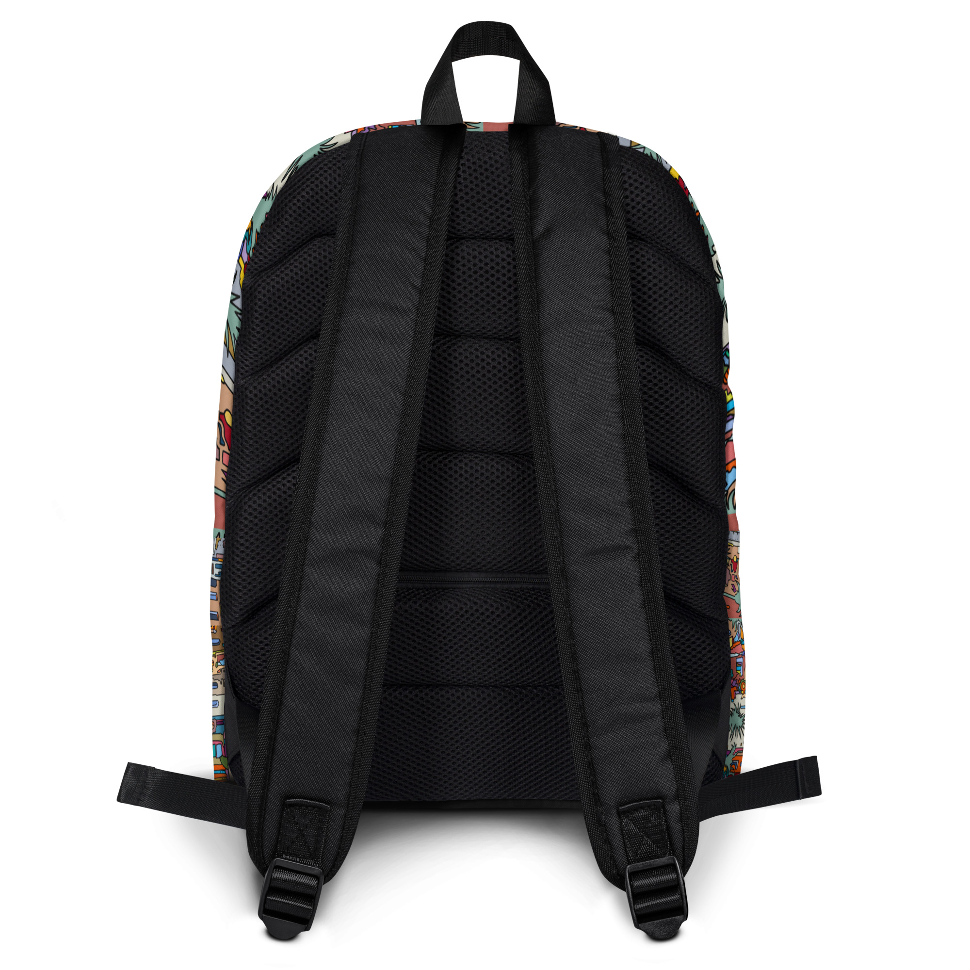 "Slanted" Original Art Backpack - Image 3