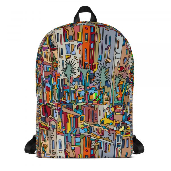"Slanted" Original Art Backpack