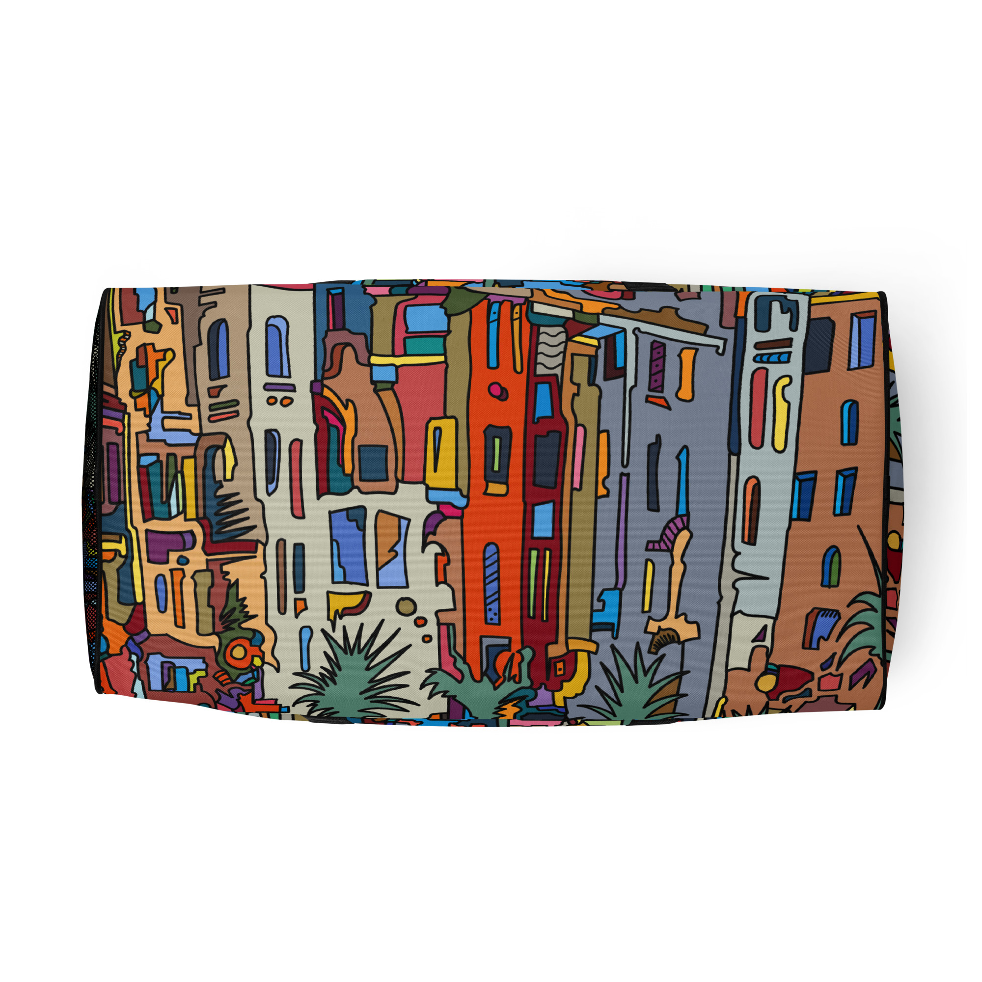 "Slanted" Original Art Duffle bag - Image 5