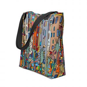 " Slanted" Tote Bag
